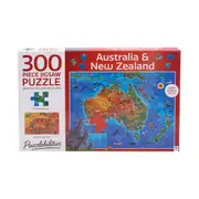 Puzzlebilities 300 Piece Jigsaw Puzzle Map of Australia & Zealand