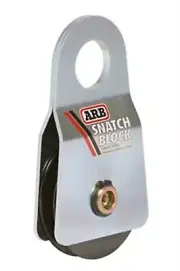 ARB SNATCH BLOCK ARB209 Ensures Smooth Pulley Operation, Hardened Steel Pin