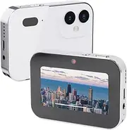 64MP 4K Digital Camera, 3 Inch Full Touchscreen Kids Camera with Triple Lens, MP3 Music Player Vlogging Camera, Compact Point and Shoot Cameras