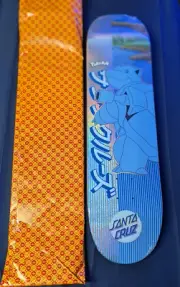 POKEMON x Santa Cruz - BLASTOISE Blind Bag Foil Skateboard Deck New - Fast Ship