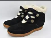 Sorel Womens Size 7 Out N About Cozy Wedge Faux Shearling Winter Booties Boots