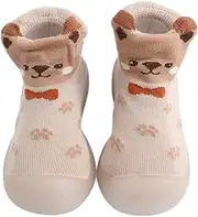 [Maaua] Baby Boys Girls Walking Shoes - Boys Girls Non Slip First Walking Shoes Toddler Baby Infant Kids Slippers with Soft Sole Sneakers Breathable Lightweight Sock Shoes for Outdoor Indoor