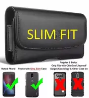 TCL 20 XE SLIM FIT LEATHER BELT CLIP LOOP HOLSTER POUCH CASE COVER PHONE HOLDER