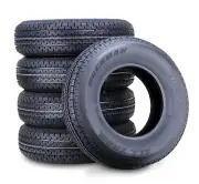 ROCKMAN Trailer Tire ST225/75R15 10-Ply LR E 117M Steel Belted Radial 11168 Set5