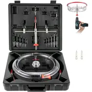 Adjustable Hole Saw Kit: 1-5/8" to 11-13/16" Cutter with Dust Shield
