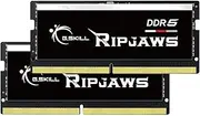 G.SKILL Ripjaws DDR5 SO-DIMM Series DDR5 RAM 64GB (2x32GB) 4800MT/s CL40-39-39-76 1.10V Unbuffered Non-ECC Notebook/Laptop Memory SODIMM (F5-4800S4039A32GA2-RS)