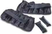 Adjustable Ankle Weights |10-20Lb Pair | Black