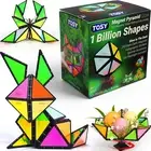 TOSY Magnet Pyramid Glow - 1 Cube Transforms into 1 Billion Shapes (Bunny, Egg B