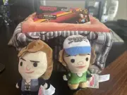 New Dog Toy Stranger Things Dustin & Eddie Nesting Squeaky Crinkle Thrash Plush