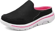 C CELANDA Slip On Mules & Clogs for Womens Mens Light Open Back Shoes Comfort Walking Shoes Breathable Slippers Closed Toe Slides
