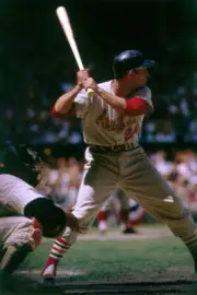 Dick Groat of the St Louis Cardinals up at bat during the 1963 Maj- Old Photo 1