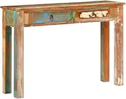 Console Table 110x30x75 cm Solid Wood Reclaimed Home Accent