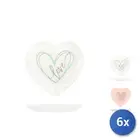 6x H&h You&me Dishes Decorum Heart, NBC, 12.5Cm