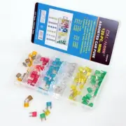 120pc Mini Assorted Car Fuse Auto Cars & Trucks Fuses Replacement Color Coded