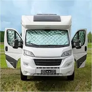 Car Window Shade for Fiat for Ducato 2006-2022 Internal Thermal Blinds 7 Layers Cover Windscreen Auto Sunshades Interior Accessories Car Sun Shades