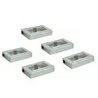 5 Pcs Humane Mice Trap Reusable Safe Catching Metal