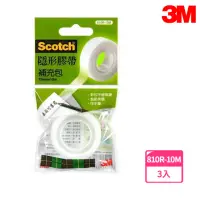 在飛比找momo購物網優惠-【3M】810R-10M Scotch隱形膠帶補充包 19m