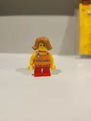 LEGO Minifigure Town - Child Girl Orange Halter Top twn376a