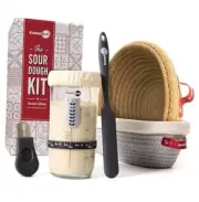 Complete Sourdough Starter Kit, 24oz Sourdough starter Jar, Cotton Rope