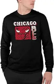 Junk Food NBA Scribble Square - Officially Licensed Adult Long Sleeve T-Shirt