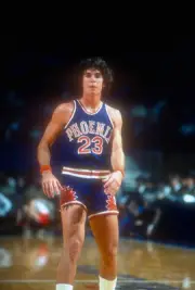 Mike Bratz Phoenix Suns looks on v the Washington Bullets at an NB- Old Photo 1