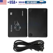 EM4100 USB RFID ID Card Reader Swipe Card Reader Plug and Play with Cable USA