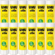 12 Pack UHU Glue Stick 40G Bulk Sticks