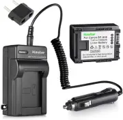 1 Pack BP808 Battery + Charger Kit for VIXIA HF10 HF11 HF100 HG20 HG21 HF200