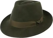 [LIERYS] City Felt Hat - Wool Felt Hat Women/Men - Felt Hat (Wool Felt) - Men's Hat Water-Repellent - Wool Hat Packable - Bogard Hat Summer/Winter - Fedora