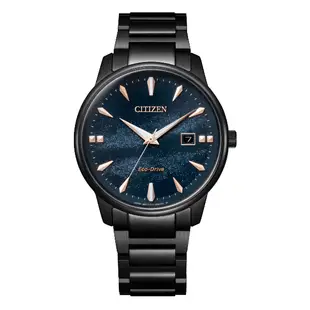 CITIZEN星辰錶 PAIR對錶 BM7595-89L 光動能天川銀河情侶對錶 男款 39.2mm