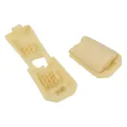 Zipper Pull Cord Ends, 25 Pack Zip Clip Buckle Rope End Lock 19mm, Beige