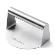 Stainless Steel Burger Press Bacon Grill Burger Smasher Non-Stick Grill Press