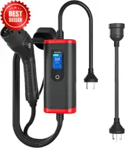 Portable EV Charger 15A Type 2 3.4kW 5M Cable for Tesla Model Y/3 BYD MG