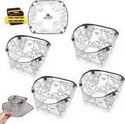 Collapsible Bowl Set,Portable Camping Tableware,Food Grade Material Free Folding