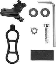 1 Set Bike Number Card Holder Set Skid Cycling Competition Clip with Flashlight Stand Durable Mount for Easy Installation Shockproof Bike Torch Rack