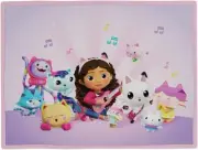 Lightweight Gabby's Dollhouse Area Rug, 69" x 52", Perfect for Indoor Play