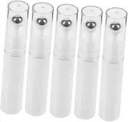 ELAYARD 5pcs Roll Eye Cream Essential Oils Rolling Ball Applicator Essential Oil Dispenser Empty Cream Bottle Oil Roller Bottles Travel Foundation Container Travel Bottles Acrylic White
