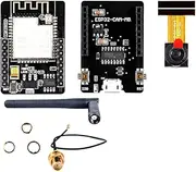 Lockmaner ESP32-CAM-MB WiFi+Bluetooth Module ESP32-CAM Development Board Kit with Base Plate+OV2640 Camera+Antenna