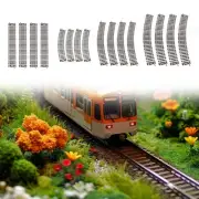 4x HO Scale Track Versatile Model Train Track for 1:87 Classroom Birthdays