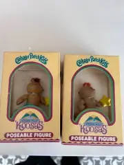 CPK Cabbage Patch VTG 80s 1985 plastic poseable mini 4" figures lot of 2 Koosas