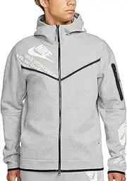 [Nike] Sportswear Tech Fleece Men's Graphic Full-Zip Hoodie