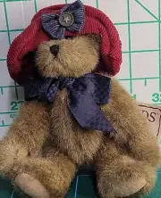 Vintage Boyd's Bear Brown w/ Corduroy Hat Head Bean Collection Mamie Glorybear