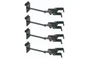4PK Hercules GSP40SBPLUS AGS Guitar Holder Slatwall Wall Hook Mount Hanger Rack