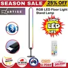 Artiss RGB LED Floor Lamp Remote Control Corner Light Stand Gaming Room 118CM