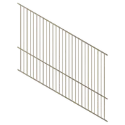 ProtectorAl 1201-2400W x 1800H Paperbark Raked 16-30º Flat Top Pool Fence Panel
