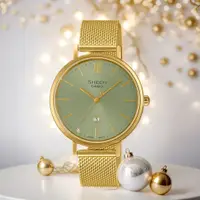 在飛比找PChome24h購物優惠-CASIO 卡西歐 SHEEN 優雅米蘭帶石英女錶(SHE-