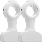 Curtain Brackets,Curtain Holder Curtain Fittings, 2pcs Curtain Rod Bracket Shower Curtain Holder Curtain Rod Racks Curtain Holders for Drapes Ceiling Curtain Rod Holders HookWooden Venetian ( Color :