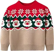 [Generic] Baby Fleece Zip up Jacket Toddler Infant Baby Girl Boy Cute Long Sleeve Christmas Deer Knitted Sweater Pullover Tops Autumn Winter Warm Outfits Power Puff Girl Hoodie