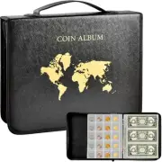 ANKHOH Coin Collection Book Holder for Collectors 200 Pockets Coins Collecting A