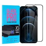 [1 PACK] For Apple iPhone 12 Pro Screen Protector Full Coverage Tempered Glass Screen Protector Guard (Black)